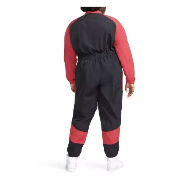 Jordan Essential DJ2628-636 Women Plus Sz 2XL Red/Black Flightsuit Jumpsuit - Picture 9 of 9
